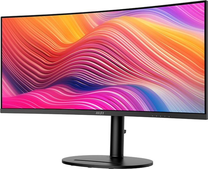 Монітор 34" MSI Modern MD342CQP -- UWQHD / VA 1500R / 120Hz / FreeSync Premium / 8bits + FRC / HDR Ready / USB Type-C 98W Power Delivery / HAS / PiP / PbP / KVM / Speakers 3W - зображення 5