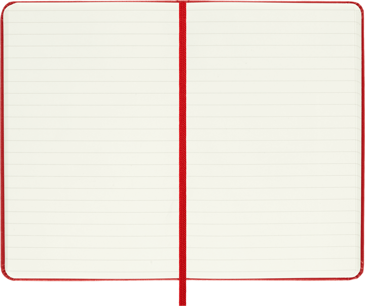 Записна книжка Moleskine Classic 9 x 14 см 192 сторінки в лінійку Червона (9788862930000) - зображення 3
