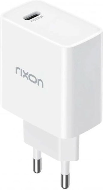 Ładowarka sieciowa Rixon 20W USB-C PD20W White (8594221080139) - obraz 1