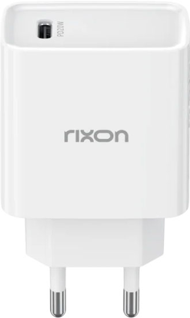 Ładowarka sieciowa Rixon 20W USB-C PD20W White (8594221080139) - obraz 2