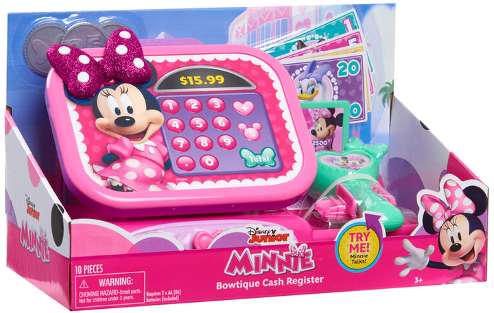 Касовий апарат Just Play Minnie Disney 10 предметів (886144899294) - зображення 1