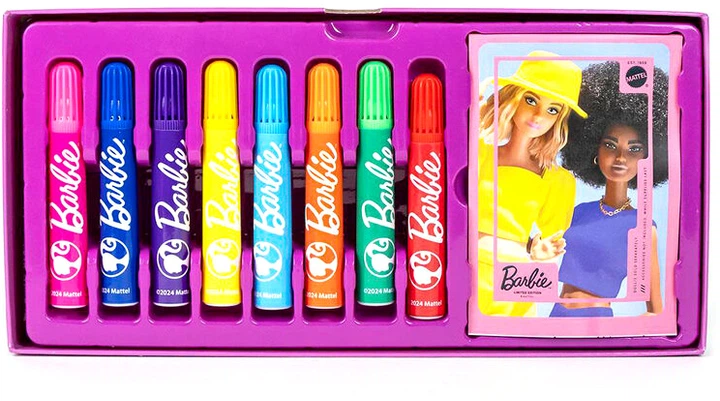 Zestaw kreatywny Cerda Barbie Colouring Stationery Case 43 elementy (8445484396027) - obraz 3