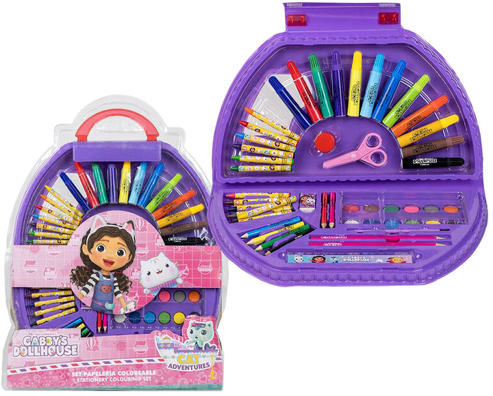 Набір для творчості Cerda Gabbys Dollhouse Stationery Set 50 предметів (8445484303797) - зображення 1