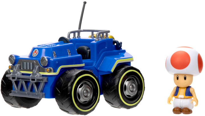 Samochodzik Jakks Pacific The Super Mario Bros Movie Kart Mini Toad z figurką 7 cm (0192995417700) - obraz 9
