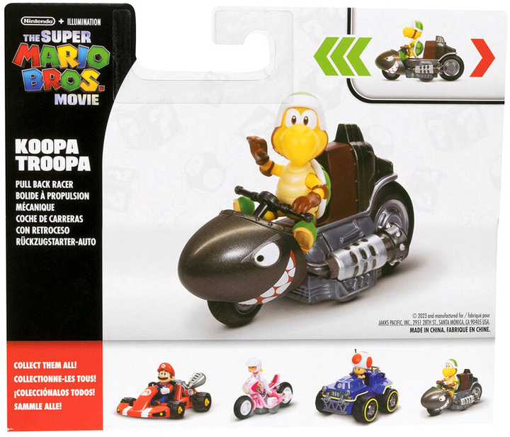 Samochodzik Jakks Pacific The Super Mario Bros Movie Kart Koopa Troopa z figurką 6 cm (0192995417717) - obraz 10