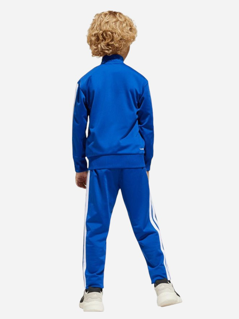 Детский спортивный костюм (толстовка + штаны) Adidas Lk 3S Tib Ts JC7512 98-104 см Синий/Белый (4067901329513) 