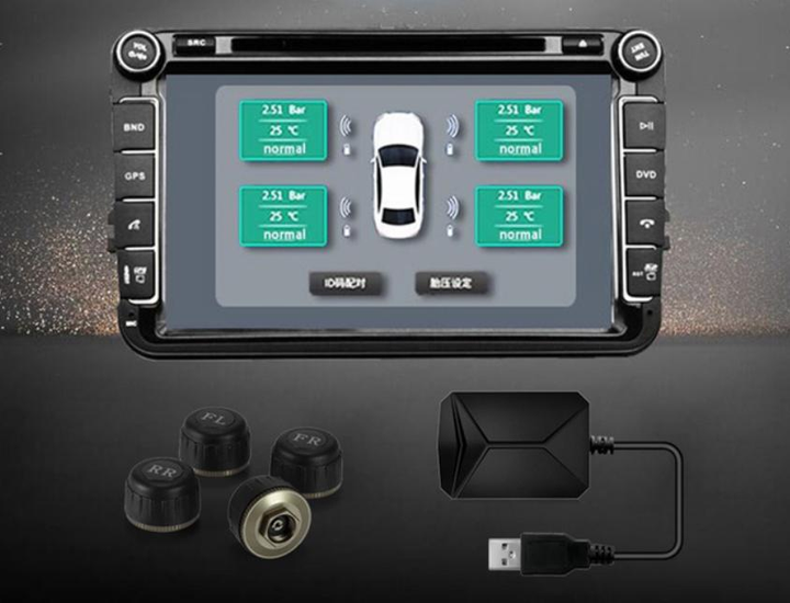 Система контролю тиску Bautech в шинах USB TPMS Android для більшості автомобілів - изображение 2