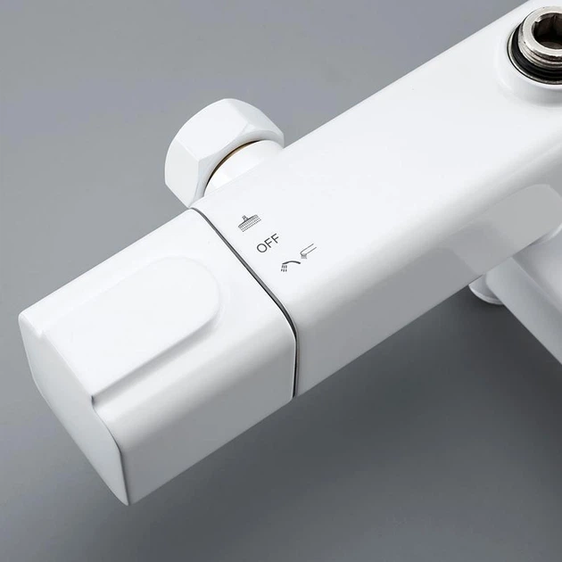 Душевая система с термостатом Gappo G2491-8 Белый - изображение 10