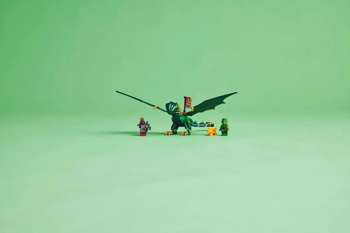 Конструктор LEGO Ninjago Зелений лісовий дракон Ллойда 128 елементів (71829) - зображення 9