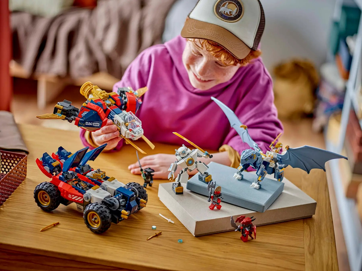 Конструктор LEGO Ninjago 4 в 1 Ультраобʼєднувальний робот Зейна 1187 елементів (71834) - зображення 10