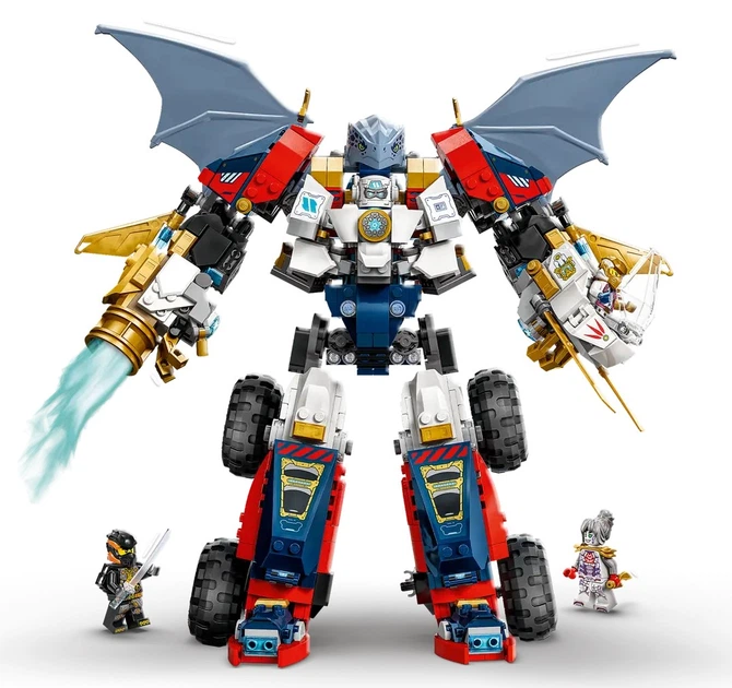 Конструктор LEGO Ninjago 4 в 1 Ультраобъединительный робот Зейна