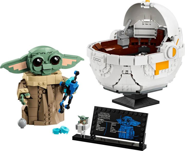 Zestaw klocków LEGO Star Wars Grogu w wózku 1048 elementów (75403) - obraz 6