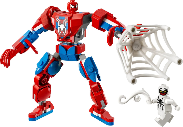 Zestaw klocków LEGO Super Heroes Marvel Mech Spider-Mana kontra Anti-Venom 107 elementów (76308) - obraz 2