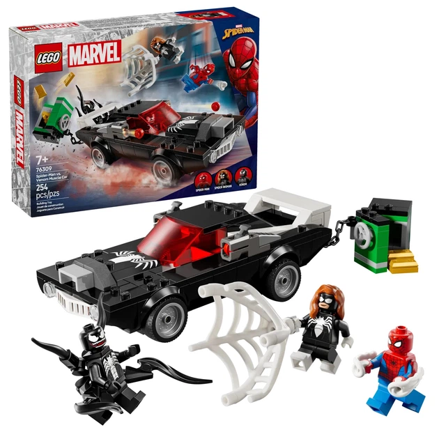 Конструктор LEGO Super Heroes Marvel Человек-Паук против маслкара