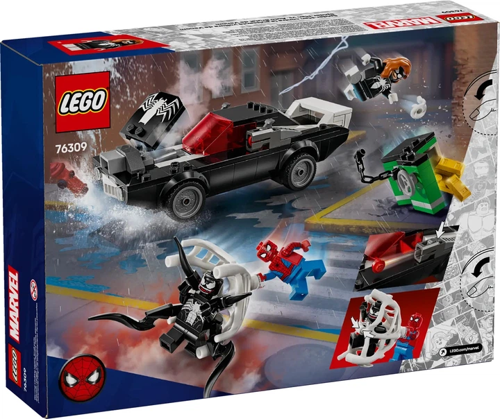 Конструктор LEGO Super Heroes Marvel Человек-Паук против маслкара