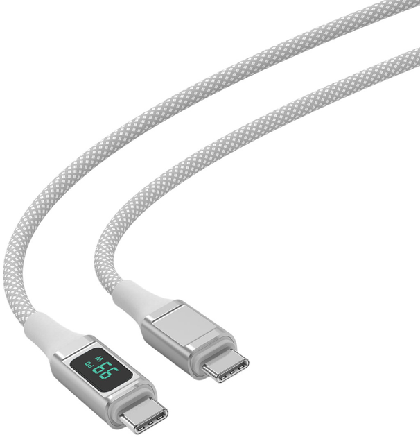 Кабель 4smarts DigitCord USB-C - USB-C 100W 1.5M White (4250774958762) - зображення 5