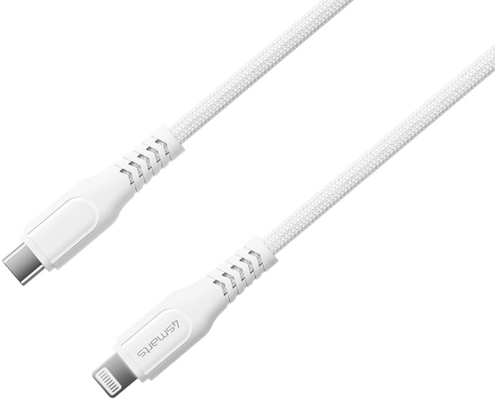 Kabel 4smarts RapidCord USB-C - Lightning 30W 1.5M White (4252011905928) - obraz 2