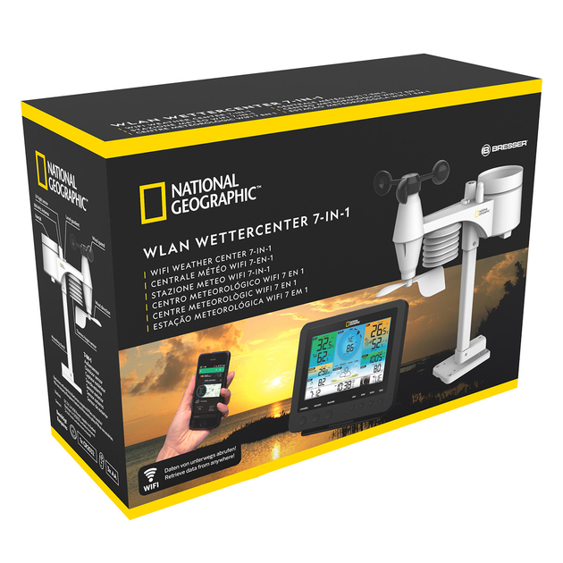 Метеостанція National Geographic Colour Weather Center 7-in-1 Wi-Fi - изображение 4