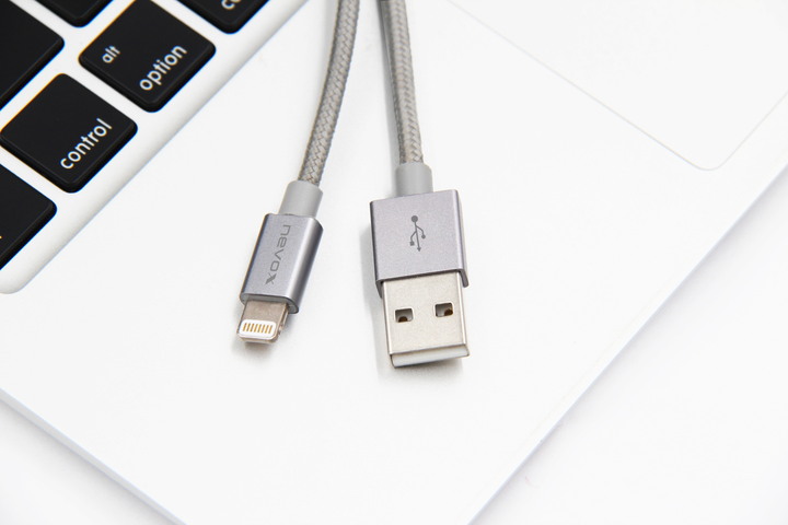 Кабель Nevox Lightning - USB-A 1M Grey (4250686405286) - зображення 3
