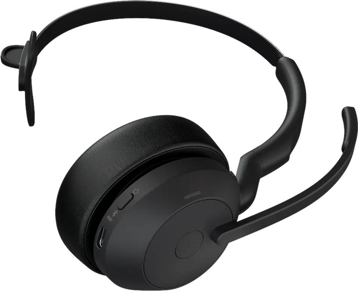 Навушники Jabra Evolve2 55 Link390a MS Mono with Charging Stand Black (25599-899-989) - зображення 4
