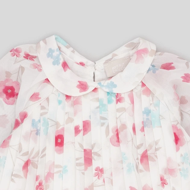 Дитяча сукня для дівчинки Chicco 090.03650-064 74 см Різнокольорова (8054707605206) - зображення 3