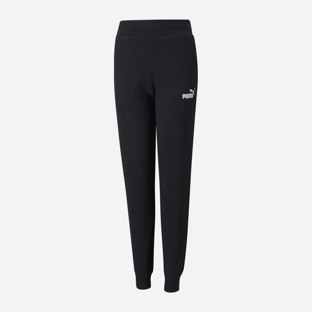 Młodzieżowe spodnie dresowe ocieplane polarowe dla dziewczynki Puma Ess Sweatpants Fl Cl G 58703801 158-164 cm Czarne (4063697161283) - obraz 4