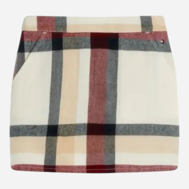 Spódniczka młodzieżowa dziewczęca Tommy Hilfiger KG0KG07424-YBI 150 cm Biała (8720644044292) - obraz 3