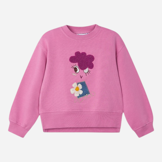 Bluza bez kaptura dziecięca dla dziewczynki Mayoral 4.482-67 122 cm Różowa (8445865467483) - obraz 4
