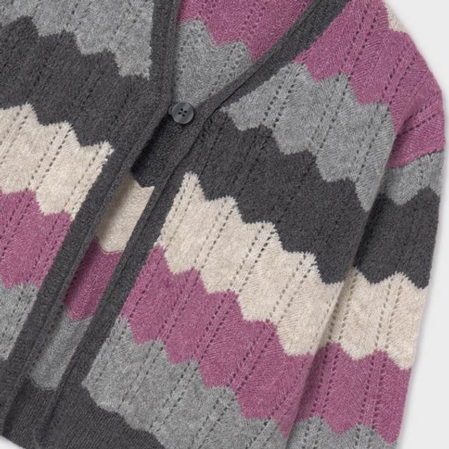 Sweter rozpinany młodzieżowy dziewczęcy Mayoral 7.314-40 170 cm Wielokolorowy (8445865505581) - obraz 4