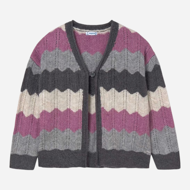 Sweter rozpinany młodzieżowy dziewczęcy Mayoral 7.314-40 164 cm Wielokolorowy (8445865505574) - obraz 3