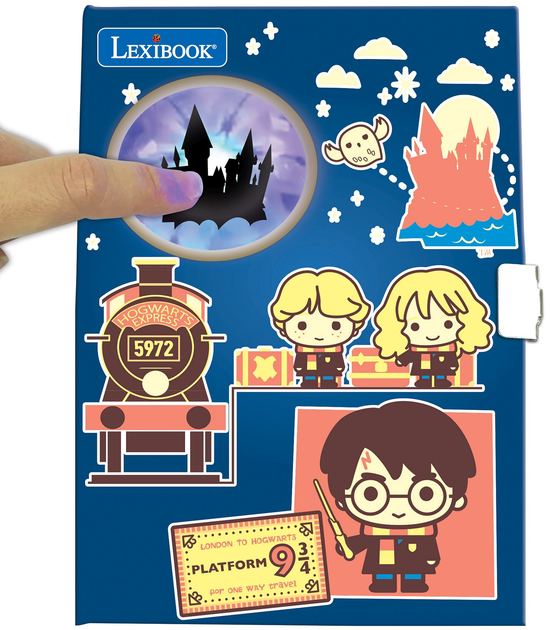 Pamiętnik Lexibook Disney Harry Potter sekretny elektroniczny (3380743092447) - obraz 3