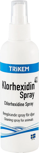 Sprej chlorheksydynowy dla zwierząt Trikem Chlorhexidine Spray 200 ml (7394244102594) - obraz 1