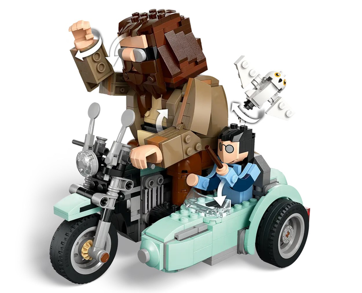 Конструктор LEGO Harry Potter Поїздка Геґріда й Гаррі на мотоциклі 617 елементів (76443) - зображення 5