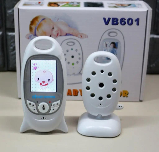 Видеоняня Baby Monitor VB601 с двухсторонней связью, мелодиями и термометром - изображение 2