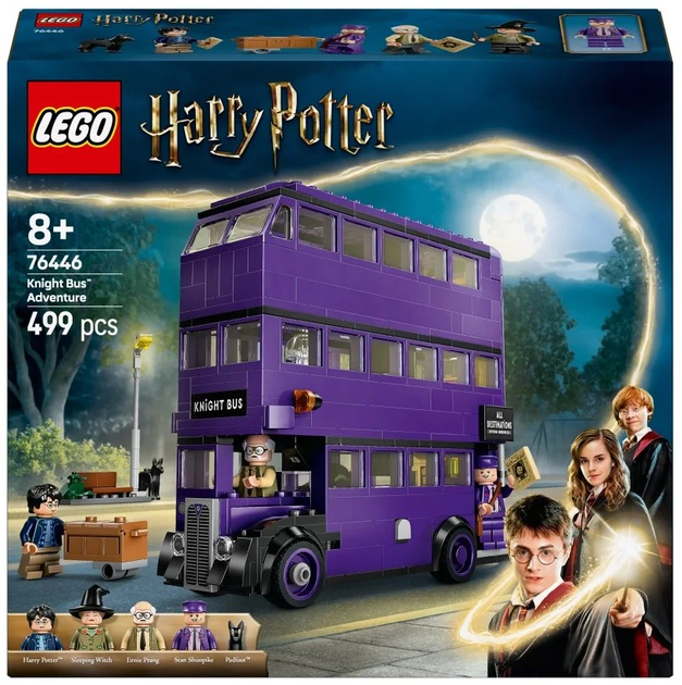 Zestaw klocków LEGO Harry Potter Przygoda na pokładzie Błędnego Rycerza 499 elementy (76446) - obraz 1