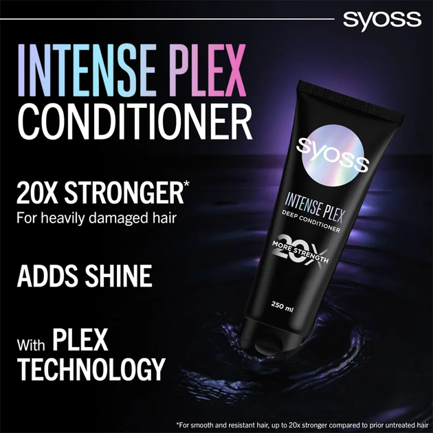 Кондиціонер Syoss Intense Plex для сильно пошкодженого волосся 250 мл (9000101731545) - зображення 5