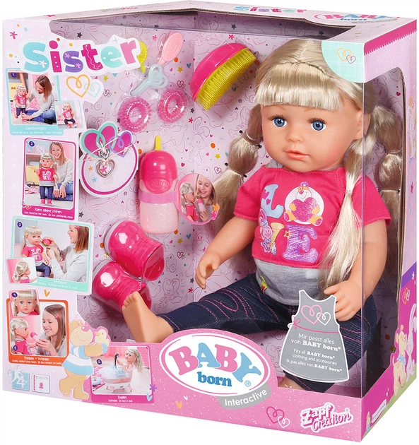 Кукла Zapf Baby Born Старшая Сестренка с аксессуарами 43 см (820704) - изображение 15