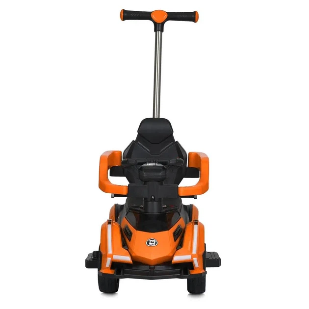 Каталка-толокар з мотором з батьківською ручкою M 5781, orange - зображення 2