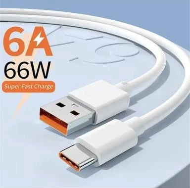 Кабель швидкої зарядки для смартфонів Huawei, Honor Super Charge 11V 6A до 66W USB Type-C на 2м Білий - Фото 4 Кабель швидкої зарядки для смартфонів Huawei, Honor Super Charge 11V 6A до 66W USB Type-C на 2м Білий - зображення 4