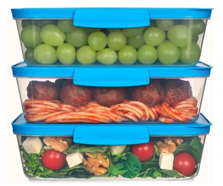 Zestaw pojemników Sistema Meal Prep 1.5 l 3 szt (9414202591333) - obraz 3