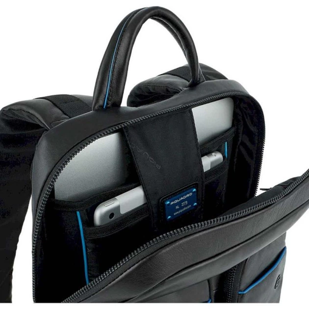 Рюкзак для ноутбука Piquadro B2 REVAMP(B2V) Black CA5575B2V_N - изображение 3