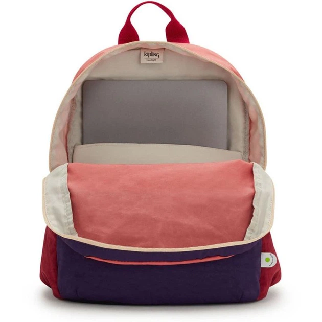 Рюкзак для ноутбука Kipling SONNIE Coral Purple Bl (2GA) KI5495_2GA - Фото 3 Рюкзак для ноутбука Kipling SONNIE Coral Purple Bl (2GA) KI5495_2GA - зображення 3