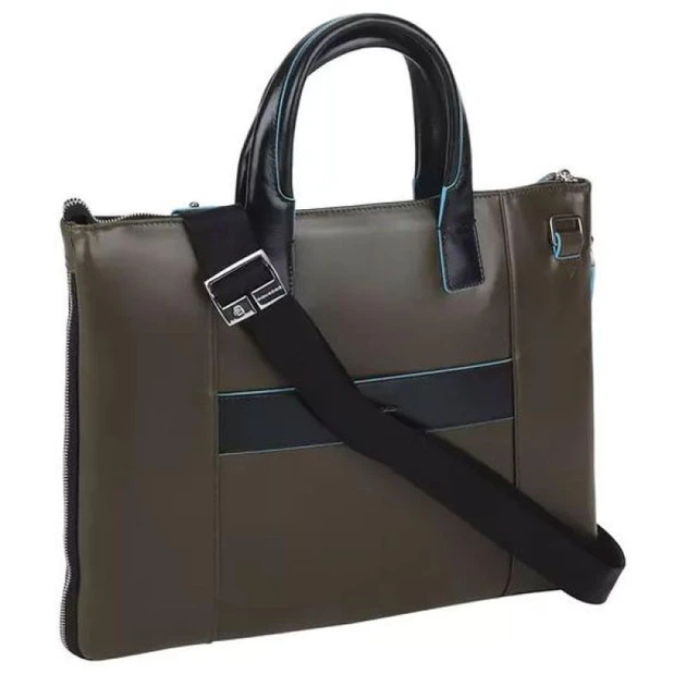 Сумка для ноутбука Piquadro BLUE SQUARE (B2) Olive-Black CA4021B2_VEN - изображение 7