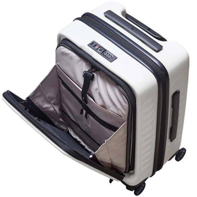 Чемодан Lojel CUBO V4/Off White Lj-1627-15421 (Маленький) - изображение 4