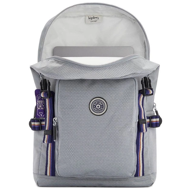 Рюкзак Kipling YANTIS Grey Ripstop (55O) KI3323_55O - Фото 2 Рюкзак Kipling YANTIS Grey Ripstop (55O) KI3323_55O - изображение 2