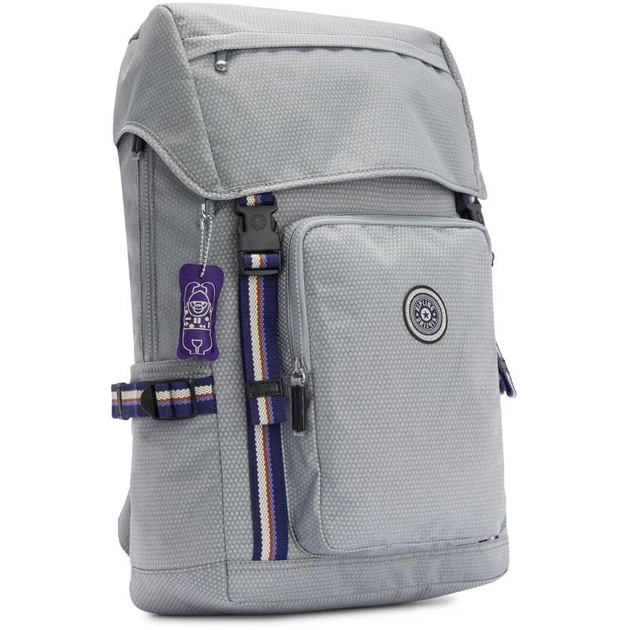 Рюкзак Kipling YANTIS Grey Ripstop (55O) KI3323_55O - Фото 3 Рюкзак Kipling YANTIS Grey Ripstop (55O) KI3323_55O - изображение 3