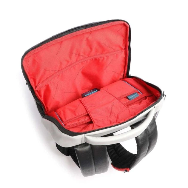 Рюкзак для ноутбука Piquadro URBAN Grey-Black CA5543UB00_GRN - Фото 8 Рюкзак для ноутбука Piquadro URBAN Grey-Black CA5543UB00_GRN - изображение 8