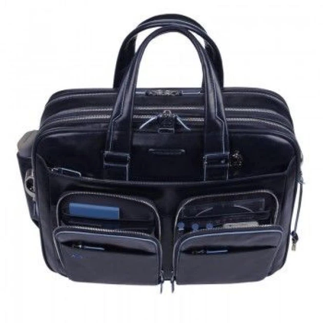 Сумка для ноутбука Piquadro BLUE SQUARE (B2) Navy Blue CA2765B2_BLU2 - Фото 2 Сумка для ноутбука Piquadro BLUE SQUARE (B2) Navy Blue CA2765B2_BLU2 - изображение 2
