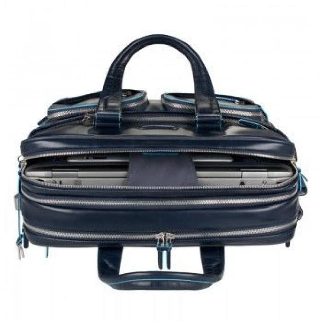 Сумка для ноутбука Piquadro BLUE SQUARE (B2) Navy Blue CA2765B2_BLU2 - Фото 6 Сумка для ноутбука Piquadro BLUE SQUARE (B2) Navy Blue CA2765B2_BLU2 - изображение 6