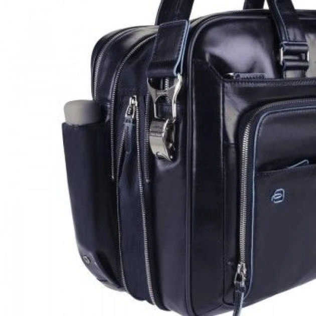 Сумка для ноутбука Piquadro BLUE SQUARE (B2) Navy Blue CA2765B2_BLU2 - Фото 7 Сумка для ноутбука Piquadro BLUE SQUARE (B2) Navy Blue CA2765B2_BLU2 - изображение 7